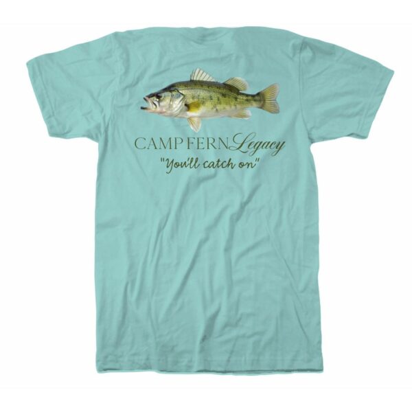You’ll Catch On Bass Tee – Teal